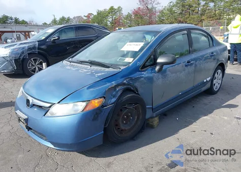 2007 Honda Civic Lx z USA, uszkodzony, nr VIN 2HGFA16537H503447